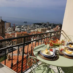 Vista Monaco, 5mn Walk To Monaco, Amazing View Appartement